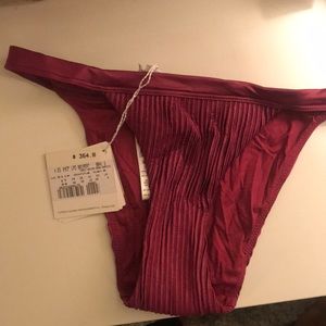 NWT la Perla pink/maroon bikini